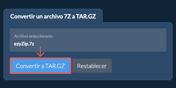 Clic aquí para iniciar la conversión