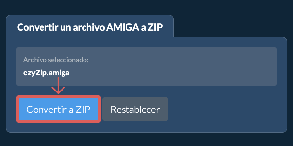 Clic aquí para iniciar la conversión
