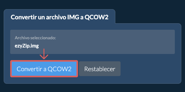Clic aquí para iniciar la conversión