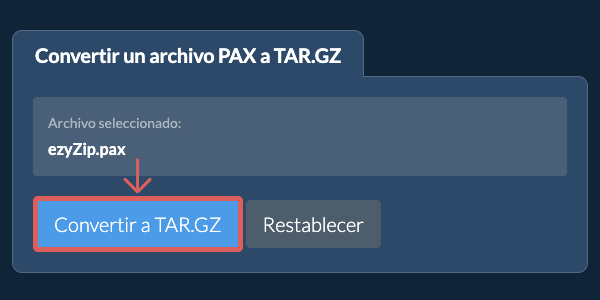 Clic aquí para iniciar la conversión