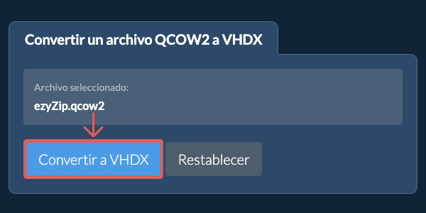Clic aquí para iniciar la conversión