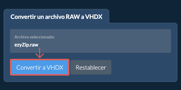 Clic aquí para iniciar la conversión