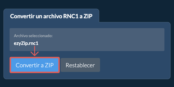 Clic aquí para iniciar la conversión