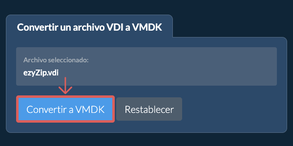 Clic aquí para iniciar la conversión