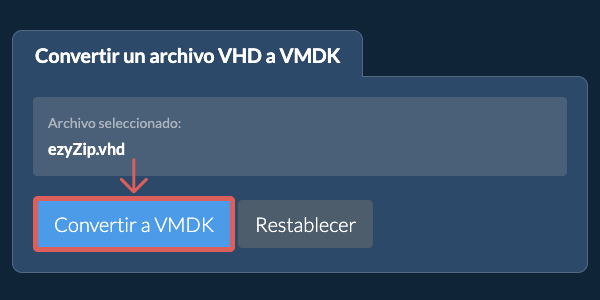 Clic aquí para iniciar la conversión