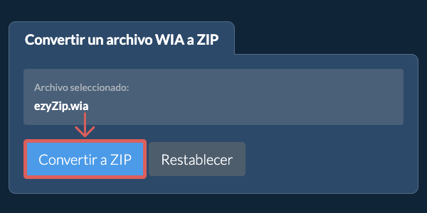 Clic aquí para iniciar la conversión