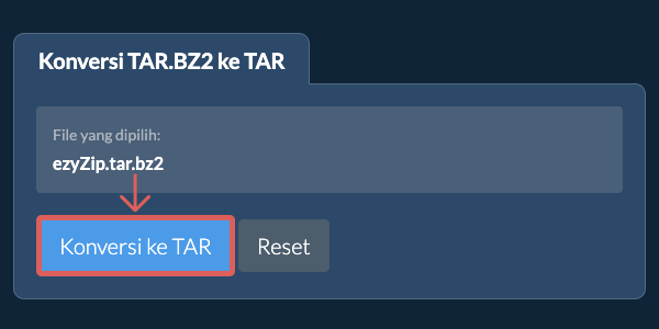 Mulai konversi ke TAR