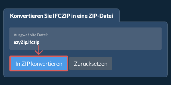 Klicken Sie hier, um mit der Konvertierung zu beginnen