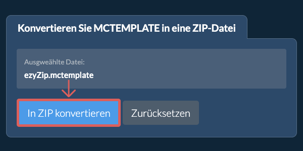 Klicken Sie hier, um mit der Konvertierung zu beginnen