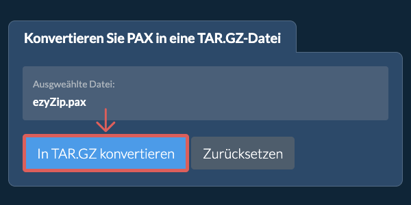 Klicken Sie hier, um mit der Konvertierung zu beginnen