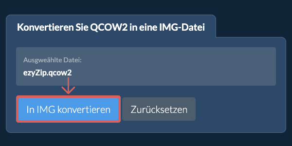 Klicken Sie hier, um mit der Konvertierung zu beginnen