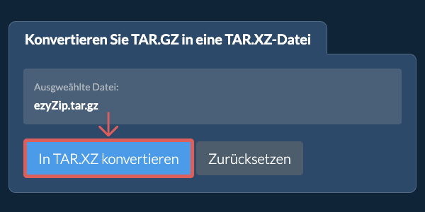 Klicken Sie hier, um mit der Konvertierung zu beginnen