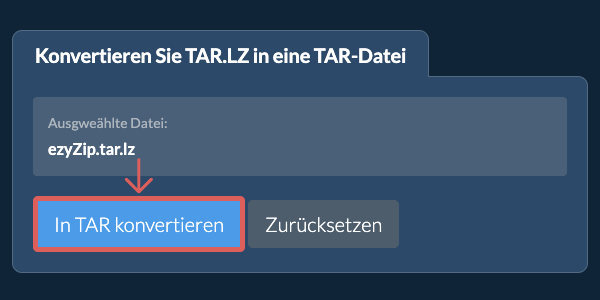 Klicken Sie hier, um mit der Konvertierung zu beginnen