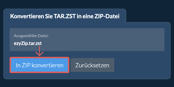 Klicken Sie hier, um mit der Konvertierung zu beginnen