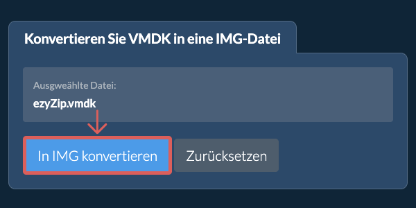 Klicken Sie hier, um mit der Konvertierung zu beginnen