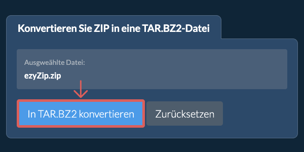 Klicken Sie hier, um mit der Konvertierung zu beginnen