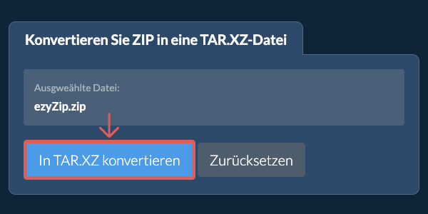 Klicken Sie hier, um mit der Konvertierung zu beginnen