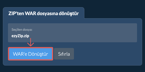 WAR formatına dönüştür