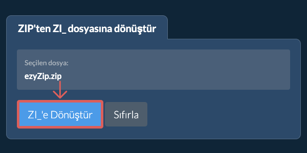 ZI_ formatına dönüştür