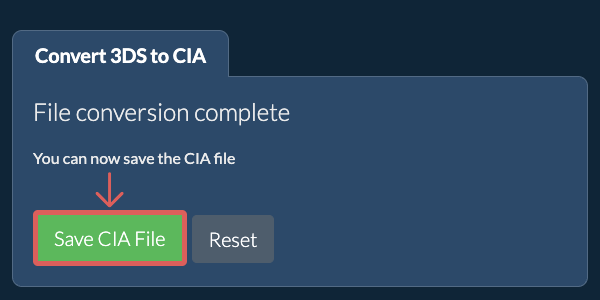 Save CIA File