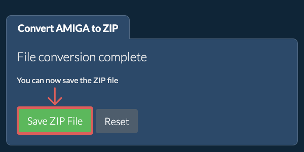 Save ZIP File