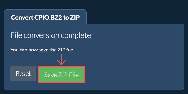 Save ZIP File