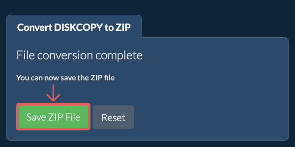 Save ZIP File