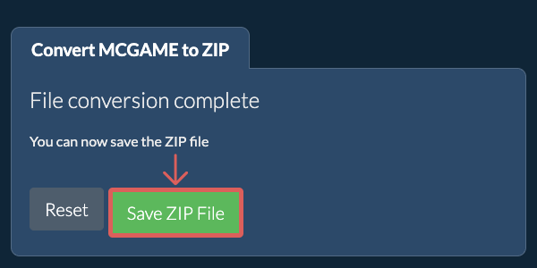 Save ZIP File