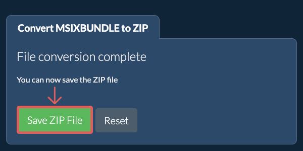 Save ZIP File