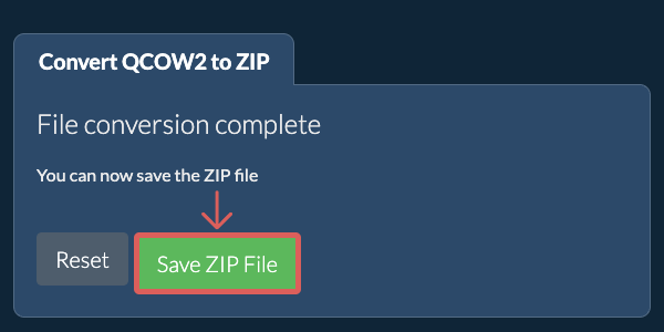 Save ZIP File