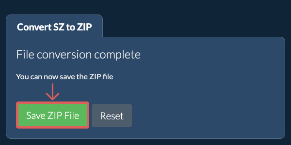 Save ZIP File
