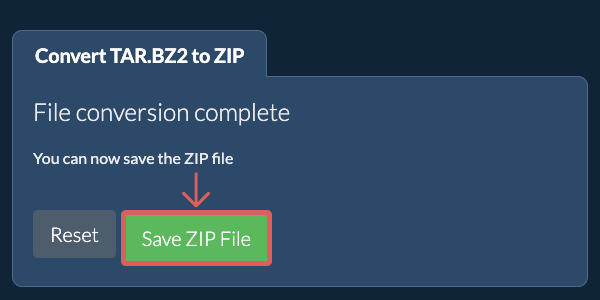 Save ZIP File