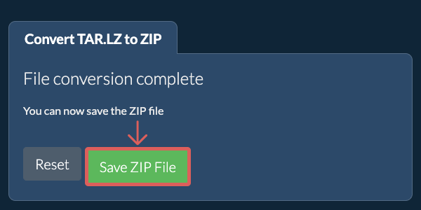 Save ZIP File