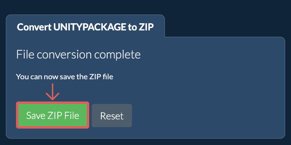 Save ZIP File
