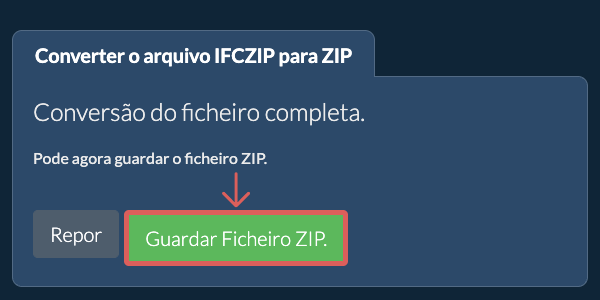 Guardar ficheiro ZIP