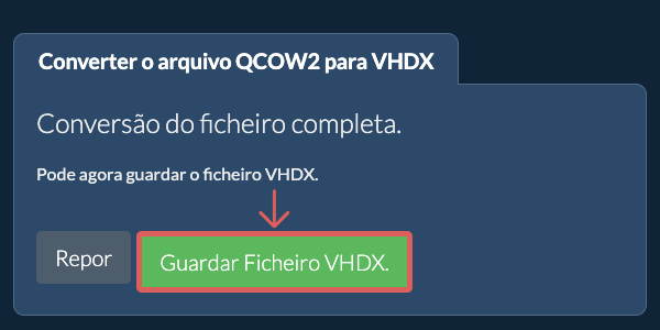Guardar ficheiro VHDX