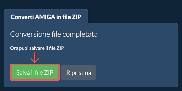 Salva file ZIP