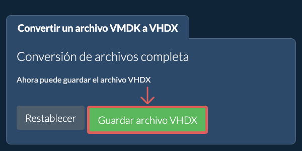 Guardar archivo VHDX