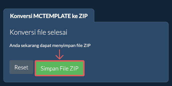 Simpan File ZIP