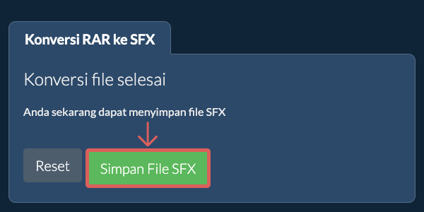 Simpan File SFX
