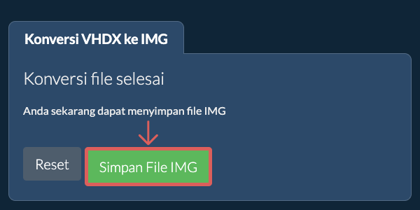 Simpan File IMG