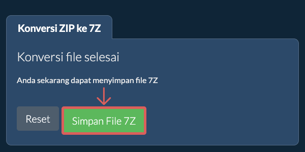 Simpan File 7Z