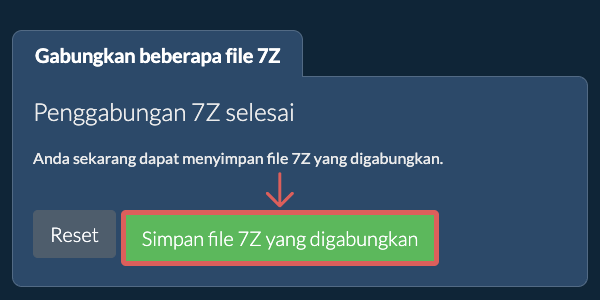 Simpan File ZIP