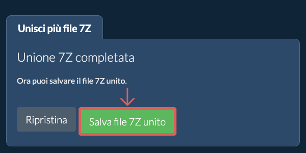 Salva file ZIP