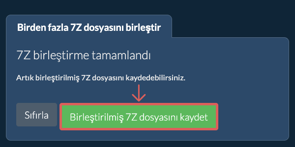 ZIP Dosyasını Kaydet