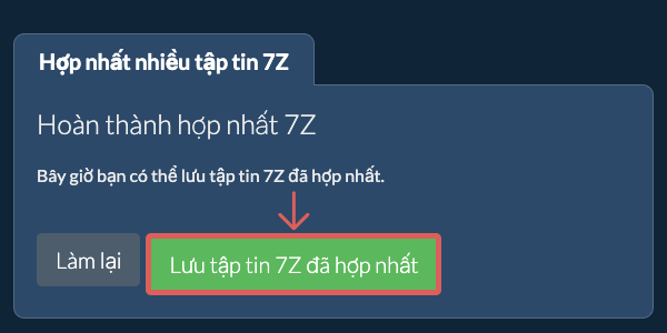 Lưu tệp ZIP