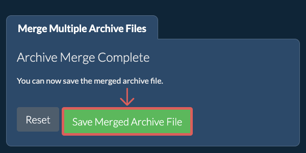 Save ZIP File