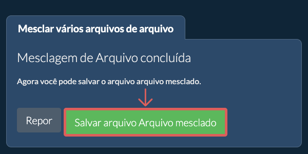 Guardar ficheiro ZIP