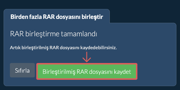 ZIP Dosyasını Kaydet