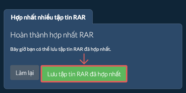 Lưu tệp ZIP